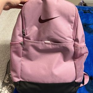 Pink Nike backpack